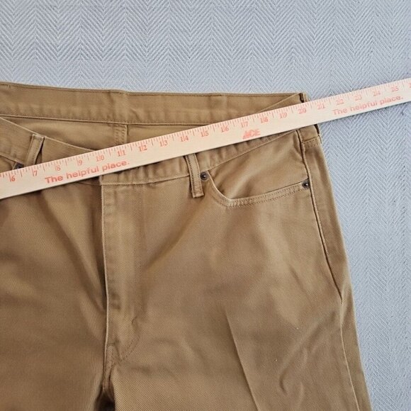 Levi's 541 Jeans Men's 40x32 Straight Tan White Tab Denimcore Workwear ECU - Picture 3 of 11